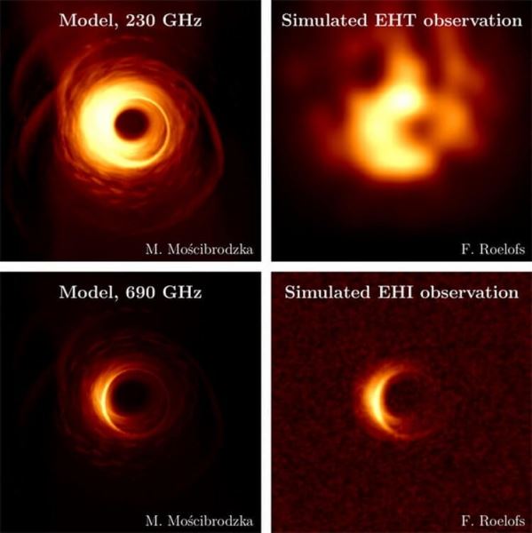Астрономы предложили идею, как получить еще более четкие изображения черной дыры