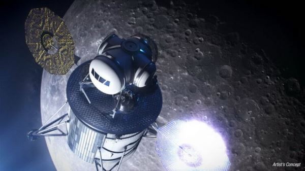 NASA создаст лунный посадочный модуль миссии «Артемида» вместе с SpaceX и Blue Origin