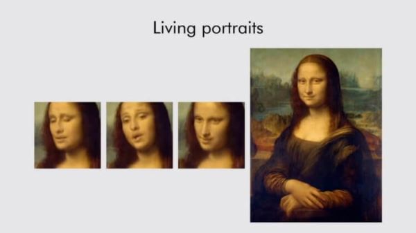 Нейросеть научили «оживлять» портреты на основе всего одного статичного изображения
